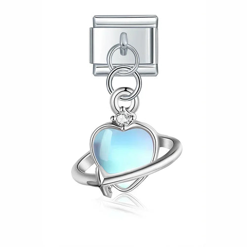 Charm Fleur, Couronne et Lune - NO 3