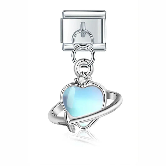 Charm Fleur, Couronne et Lune - NO 3