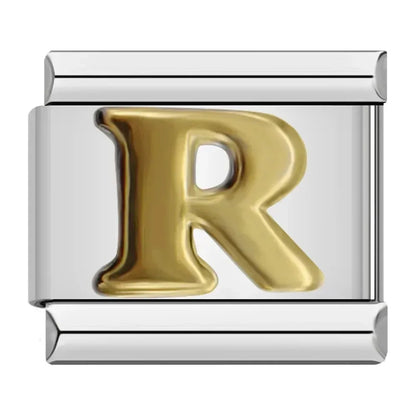 Classic Letter Charm Collection — 9mm Italian Bracelet
