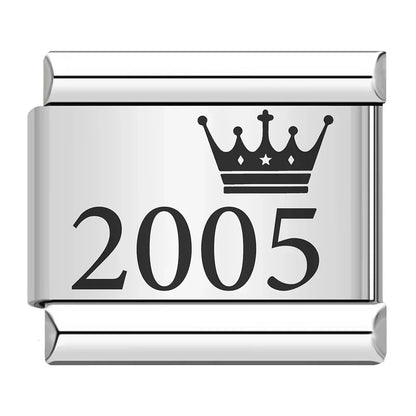 Birth Year Charm Collection — 9mm Italian Bracelet