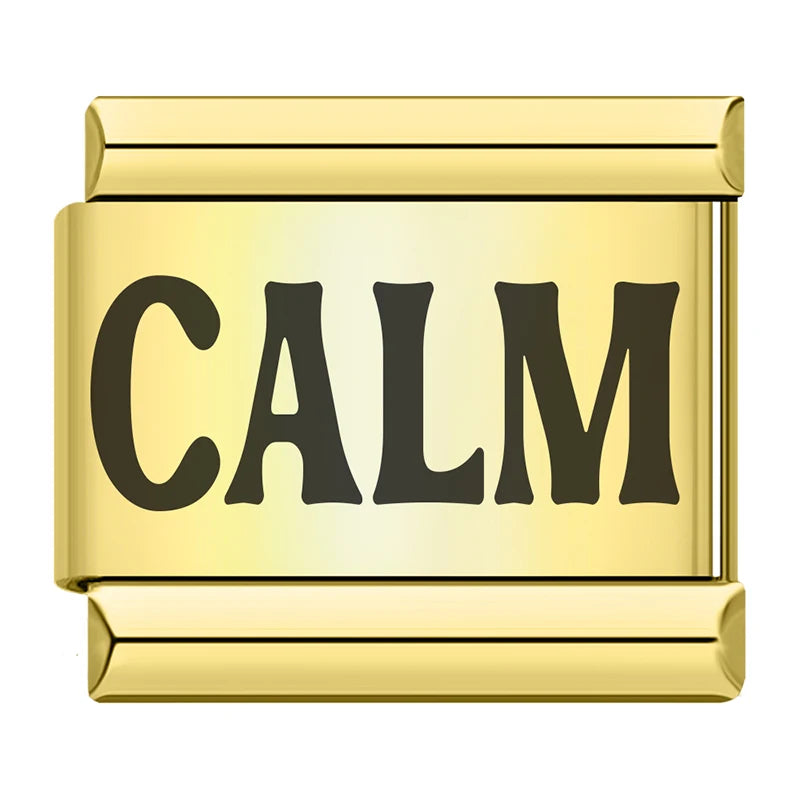 Positive Words Charm Collection — 9mm Italian Bracelet