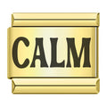 Charm Mot Calm Noir sur Doré — photo du produit