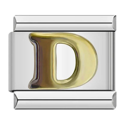 Classic Letter Charm Collection — 9mm Italian Bracelet