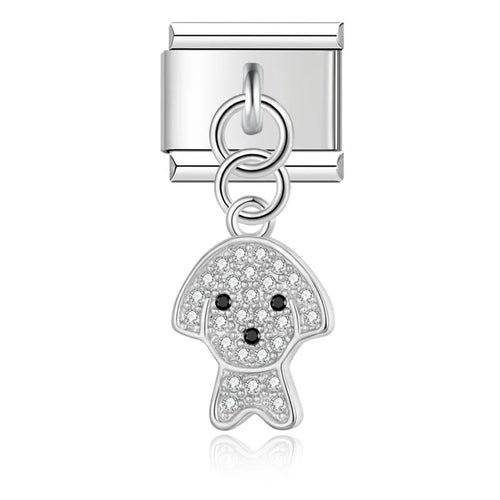 Charm Chien et Fleur - DJ1381 NO 8