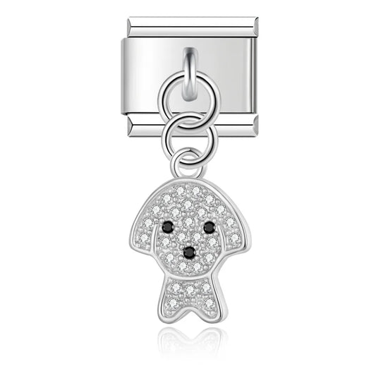 Charm Chien et Fleur - DJ1381 NO 8