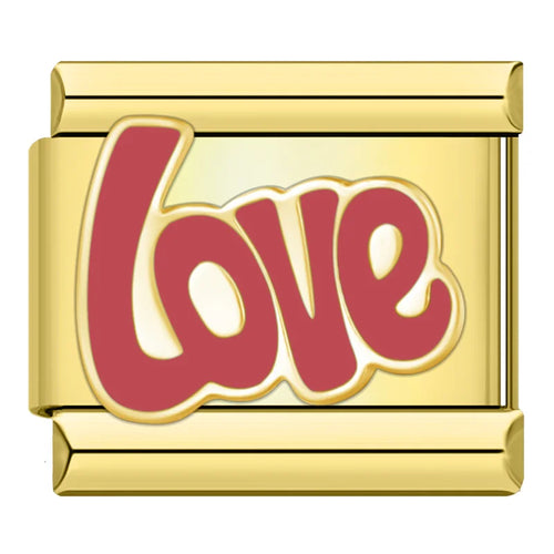 Charm Cœur Amour Doré - DJ1404 NO 12