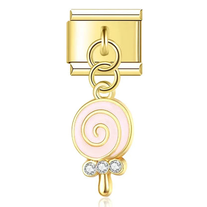 Love & Birthday Charm Collection — 9mm Italian Bracelet