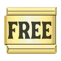 Charm Mot Free Noir sur Doré — photo du produit