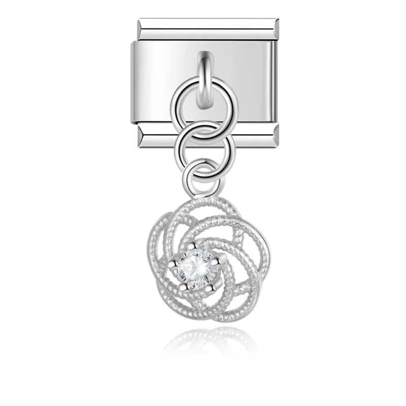 Charm Chien et Fleur - DJ1381 NO 9