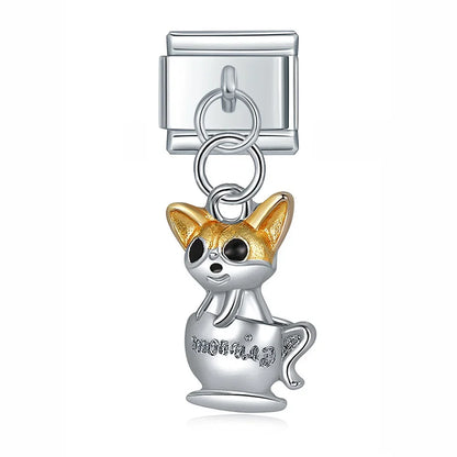 Fun & Whimsical Dangle Charm — 9mm Italian Bracelet