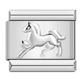 Charm Cheval Argenté au Galop — photo du produit