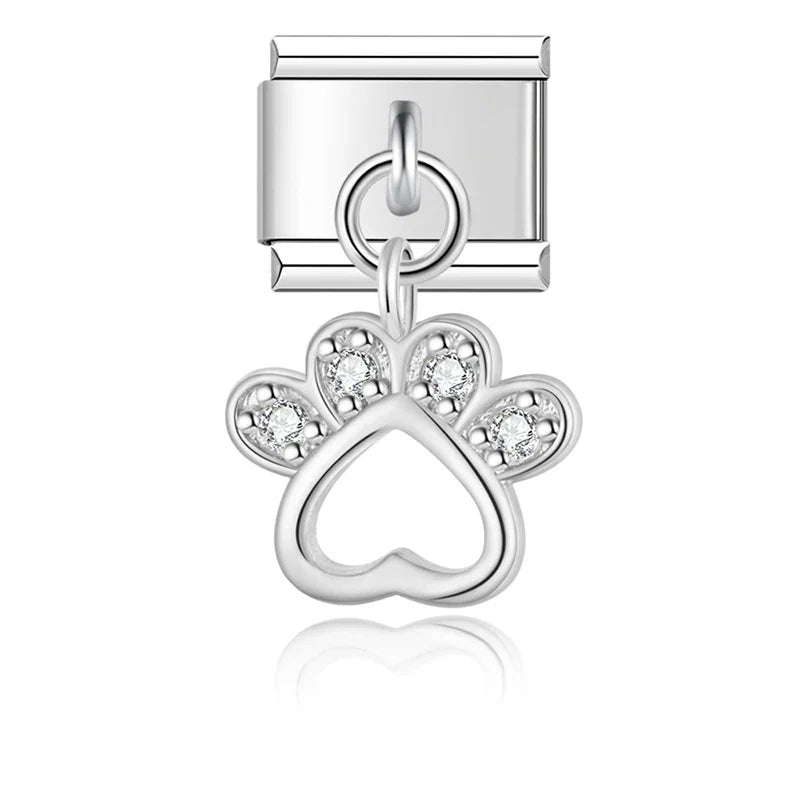 Charm Cœur et Lèvres CZ - DJ1383 NO 7