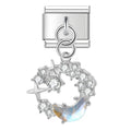Charm pendentif Licorne Argentée sous Étoiles — photo du produit