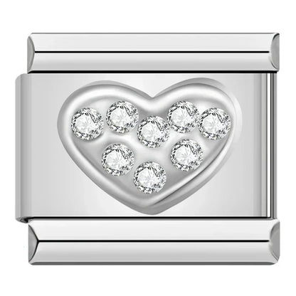 Sweet Heart Charm Collection — 9mm Italian Bracelet