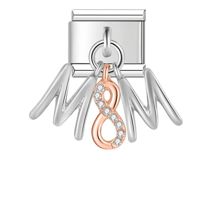 Moon Flower Butterfly Charm Collection — 9mm Italian Bracelet