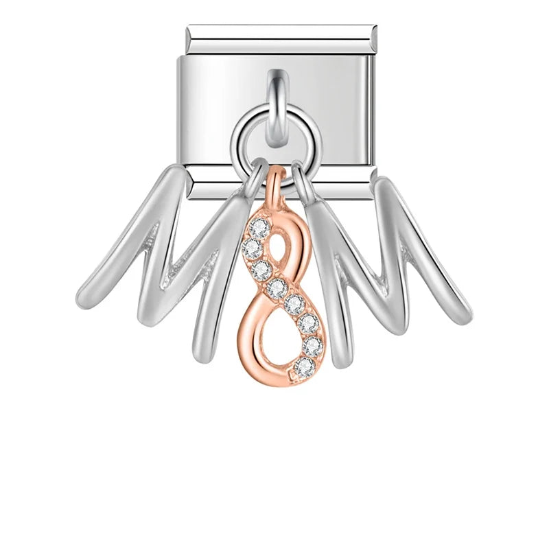 Charm Lune, Fleur et Papillon - DJ1412 NO 2