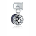 Charm pendentif Lune et Étoiles sur Fond Noir — photo du produit