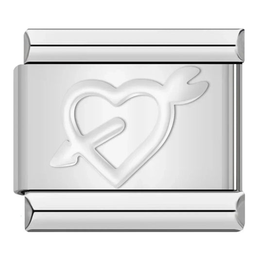 Charm Maillon Cœur Amour - H5