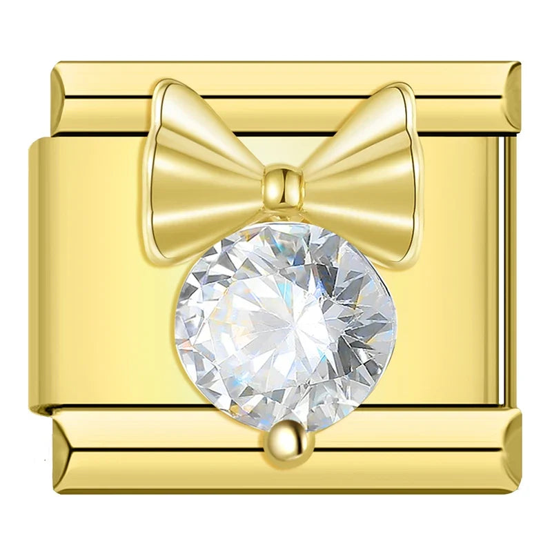 Charm Couronne CZ Arc-en-Ciel - DJ2009 NO 11