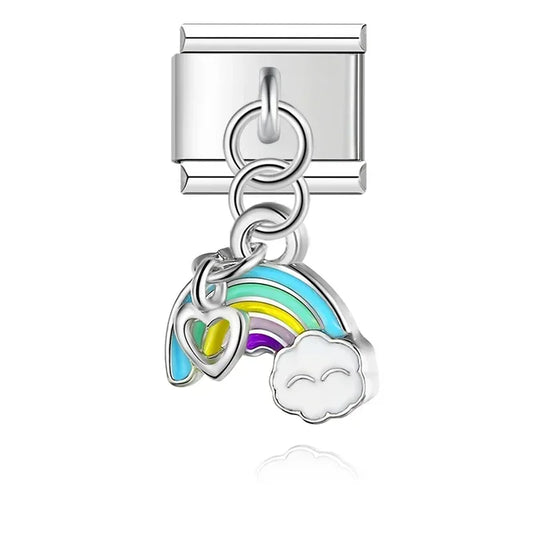 Charm Été Pendant - Rainbow