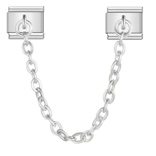 Connecteur de Chaîne d'Extension — Bracelet Italien 9mm - Silver