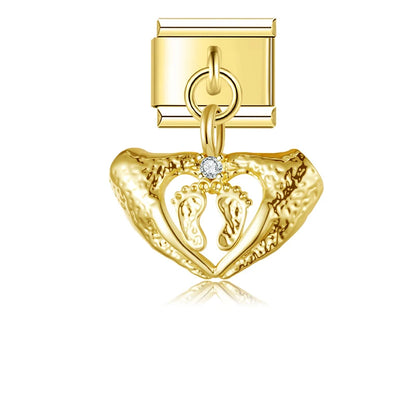 Mother's Day Gold Charm Collection — 9mm Italian Bracelet