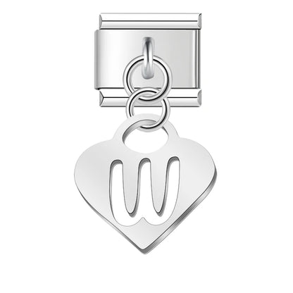 Pastel Letter Charm Collection — 9mm Italian Bracelet