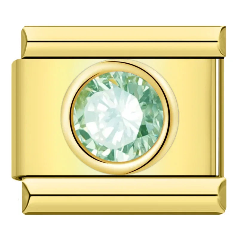 Charm CZ Rond Arc-en-Ciel - DJ1444 NO 6