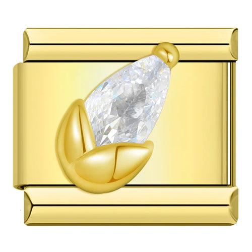 Charm Couronne CZ Arc-en-Ciel - DJ2009 NO 10
