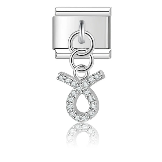 Charm Zodiaque CZ Pendant - DJ1871 Silver 1