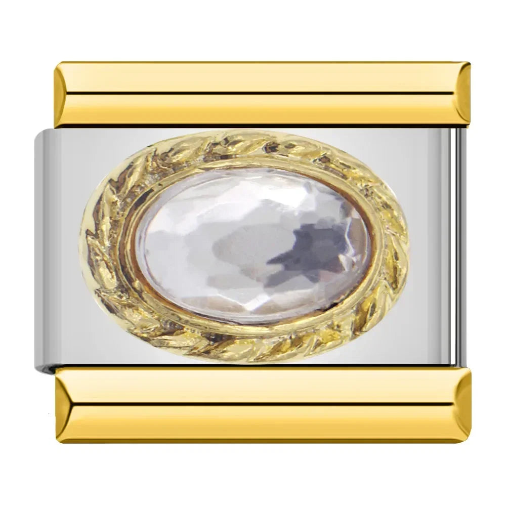 Charm Ellipse CZ - DJ010 B