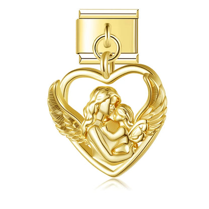 Mother's Day Gold Charm Collection — 9mm Italian Bracelet