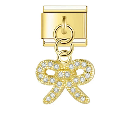 Crown & Moon Charm Collection — 9mm Italian Bracelet