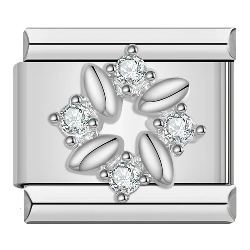 Charm Couronne CZ Arc-en-Ciel - DJ2008 NO 2