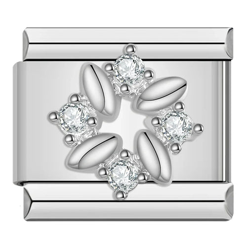 Charm Couronne CZ Arc-en-Ciel - DJ2008 NO 2