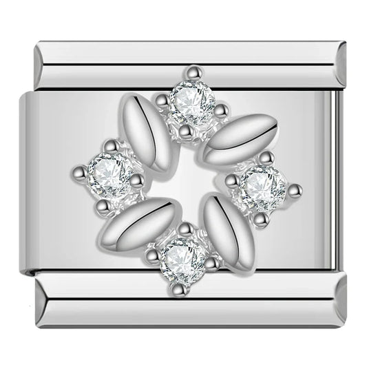 Charm Couronne CZ Arc-en-Ciel - DJ2008 NO 2