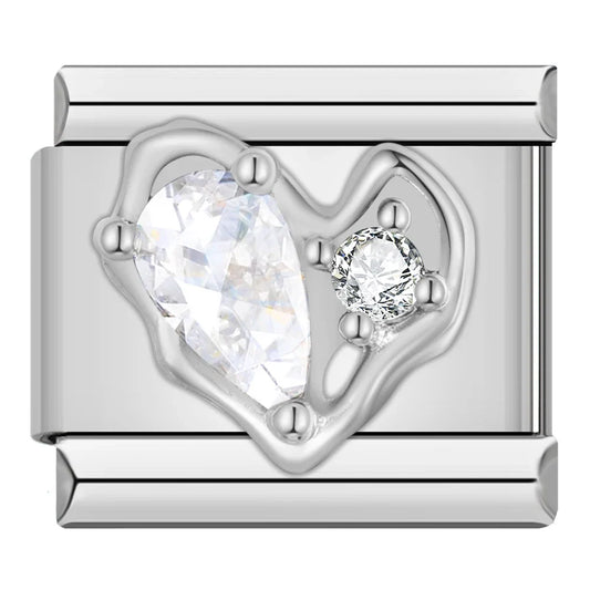 Charm Couronne CZ Arc-en-Ciel - DJ2006 NO 1