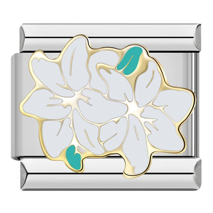 Romantic Flower Charm Collection — 9mm Italian Bracelet