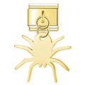 Charm pendentif Crabe Doré Ajouré — photo du produit