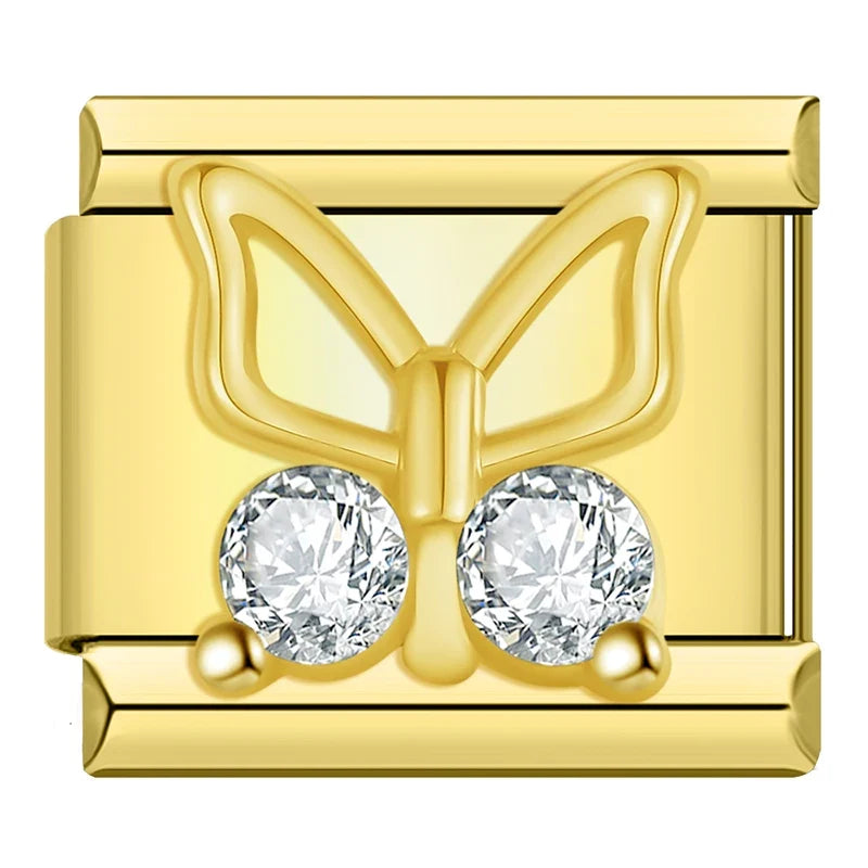 Charm Couronne CZ Arc-en-Ciel - DJ2009 NO 9