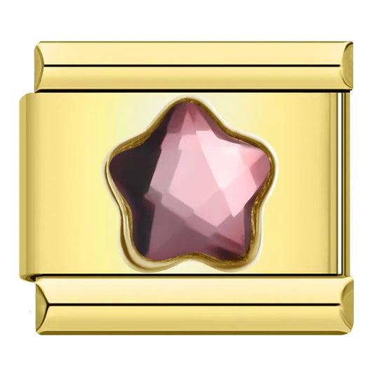Charm Étoile CZ Dorée - DJ1801 Gold 8