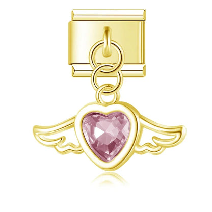 Angel Wings Charm Collection — 9mm Italian Bracelet