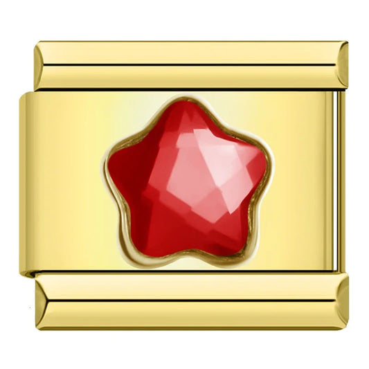 Charm Étoile CZ Dorée - DJ1801 Gold 9