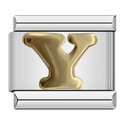 Classic Letter Charm Collection — 9mm Italian Bracelet