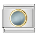 Charm Pierre Ronde Gris Perle — photo du produit