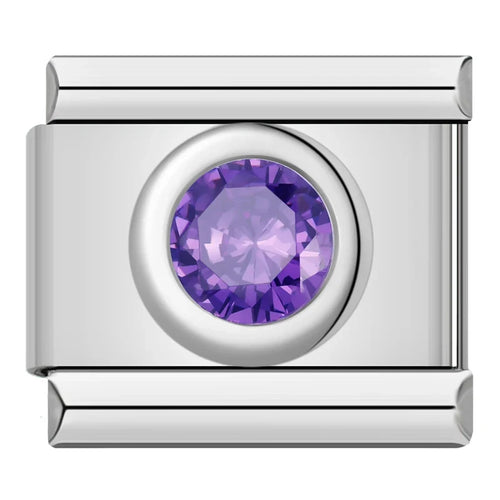 Charm CZ Rond - DJ1193 NO 8
