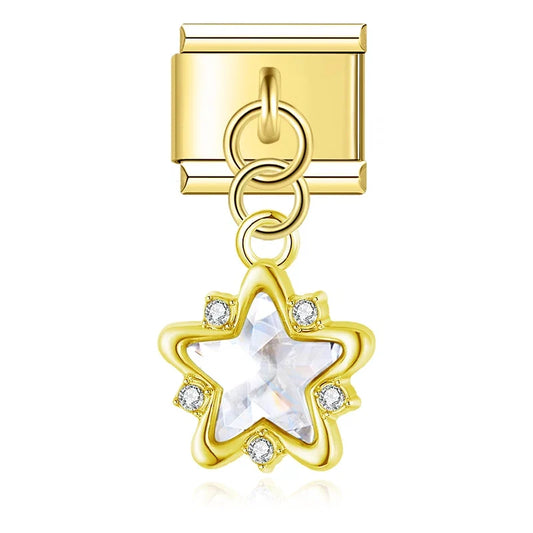 Charm Étoile Pendante en Cristal - DJ1767 NO 5