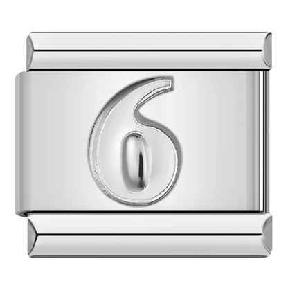 Number Charm Collection — 9mm Italian Bracelet