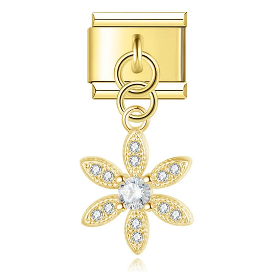 Charm Chien et Fleur - DJ1381 NO 2