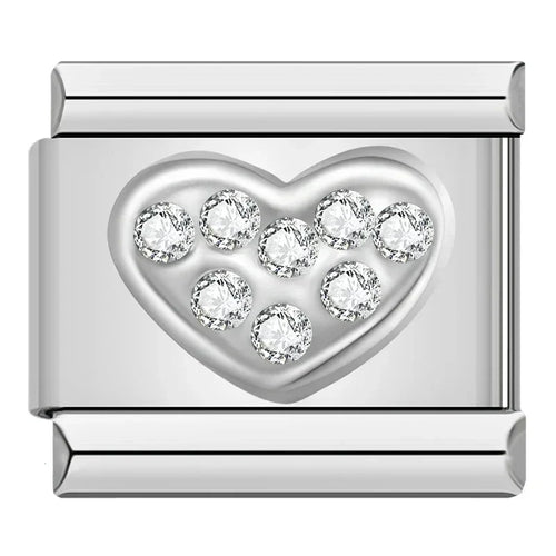 Charm Cœur en Cristal - DJ199 E